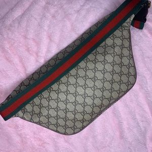 Gucci Pouch with Colourful Patches